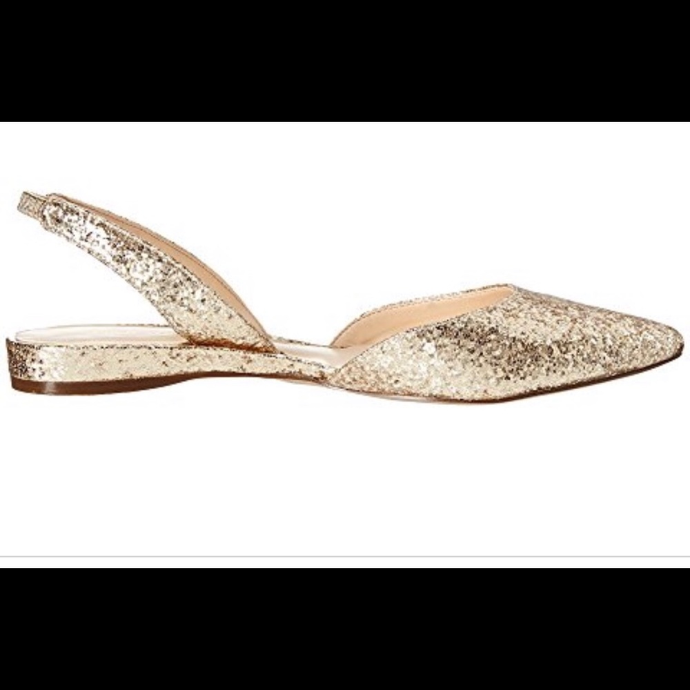 Nine West Sparkle sling back flats